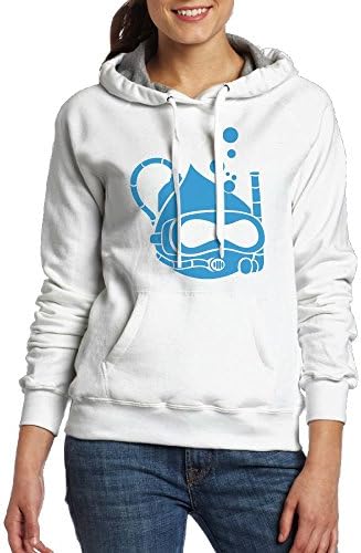 Sea Dive Women's Pullover Hoodie Long Sleeve Pocket Drawstring Sweatshirt With Pocket M