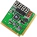 Optimal Shop 4 Digit PCI and ISA PC Computer Motherboard Power Diagnostic Analyzer Post Tester Card