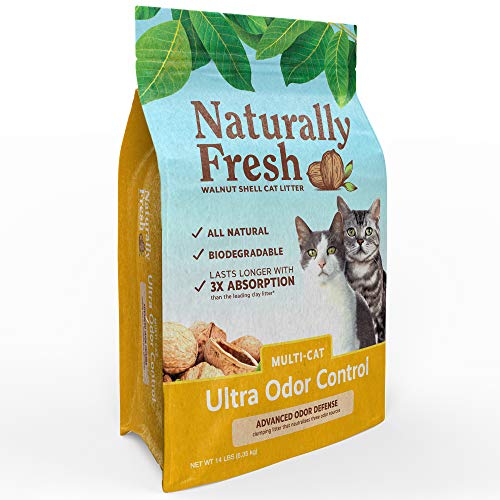 EcoShell Naturally Fresh Cat Litter Made From Walnut Shells, Unscented
