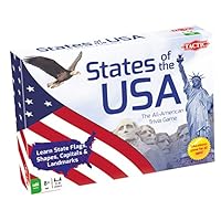 Tactic Games US States of The USA Trivia Board Game (9 Player)