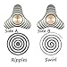 NUBARKO Fidget Spinner Toy, Premium Titanium Tri-Spinner with Replaceable Stainless Steel Ceramic Hybrid Bearing, Cool Design with Swirl and Ripples Effect on The Two Sides (Original)