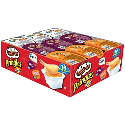 Pringles 3 Fun Flavors Snack Stacks, 0.74 Ounce (Pack of 4)