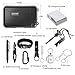 Survival Kit HOSPORT Emergency Kit Survival Gear Tools Multi-purpose EDC Knife Compass Tactical Pen Emergency Blanket for Camping Hiking Travel