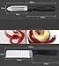 YaeKoo 18PCS Culinary Fruit Vegetable Carving Tool Set Kitchen Food Cake Carving Peeling Tool Kit with Portable Carrying Case