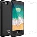 Alpatronix iPhone 7 Plus Battery Case, 5000mAh Slim Portable Protective Extended Charger Cover Compatible with iPhone 7 Plus (5.5 inch) BX180plus - (Black) primary