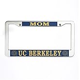 UC Berkeley Mom License Plate Frames Alumina Metal Custom License Plate Frameswith Screws for US Vehicles