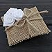 3 Inches Wide Burlap Ribbons Natural Jute Fabric Rustic Ribbon Roll For Favor Decoration DIY Handmade Craft Arts 10 Yards