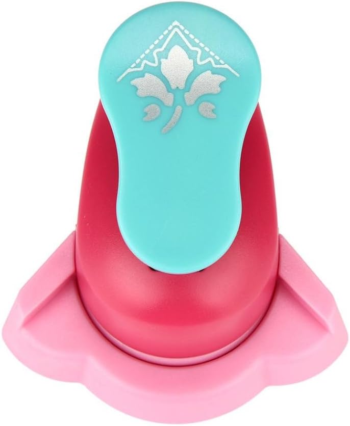 Franterd 1PCS DIY Embossing Corner Paper Printing Card Cutter Scrapbook Shaper - Embossing Device Hole Punch - Kids Handmade Craft Gift (1, C)