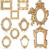 Yulejo 10 Pcs Vintage Resin Picture Frame Antique