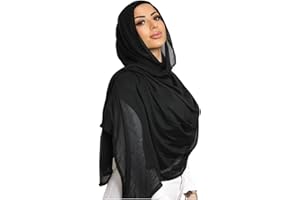 Txameru Women's Hijab Viscose Hijab for Women Muslim Cotton Hijab Fashion Hijab Scarf