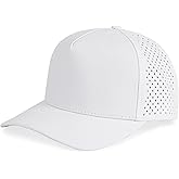 HH HOFNEN Quick Dry Baseball Cap Snapback Trucker Golf Hat for Men Women | 5 Panel Sun and Rain Protection Structured Mesh Ball Cap Breathable Adjustable Running Curved Bill Hat Outdoor