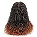 Braided Wigs, Shining Star 22” Pure Handmade Micro Braided Water Wave Synthetic Hair Lace Front Wigs with Babay Hair for Women