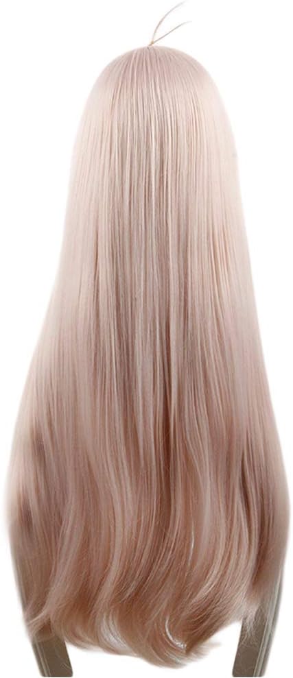 MUZI Iruma Miu Cosplay Wig, Anime Danganronpa Wigs for Halloween Party Fashion Show Synthetic Long Hair with Free Wig Cap - Image 4