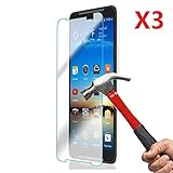 EVERMARKET Premium Tempered Glass 9H-Hardness Screen Protector Flim for BLU Studio 7.0 LTE - 3 Packs