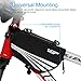 VUP Bike Top Tube Bag, Waterproof Front Frame Bike Bag with Large Storage, Universal Bicycle Motorcycle Handlebar Bag Fits All 4