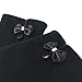 T-GOTING Women Warm Lined Driving Winter Gloves Black