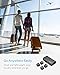 BESTEK 250W Travel Adapter 100-220V to 110V Universal Voltage Converter with 6A 4-Port USB Charging 3 AC Sockets and EU/UK/AU/US/India Worldwide Plug Adapter