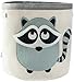 Large Collapsible Canvas Storage Bin for Kids, Cute Animal Theme Woven Basket for Toys, Baby Items, Children's Clothes & More : Durable Fabric, 15
