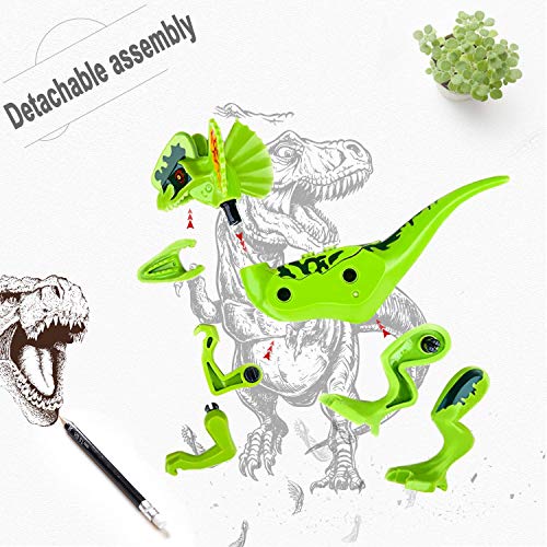 image for FRETOD Dinosaur Building Blocks 12PCS Movable Head Mouth and Hands Din