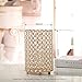 VINCIGANT Gold Cylinder Crystal Candle Holders/Hollow Flower Vase Centerpieces for Dinning Room Coffee Table Decoration,Wedding/Anniversary/Housewarming