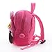 Gloveleya Kid's Angela Girl Cartoon Plush Backpack School Shoulder Bags Rose Red 8'' for Kids 1-3 Years Old
