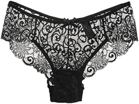Alixyz Underwear, Women Lace Panties Transparent Comfort Breathable Plus Size S-XL