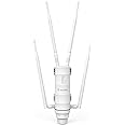 WAVLINK AC1200 Outdoor Wireless High Power Weatherproof WiFi Long Range Extender/Access Point/Router with Passive POE,Dual Band 2.4+5G Repeater,Gigabit Port, No WiFi Dead Zones for Working from Home