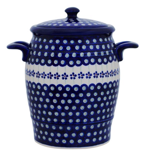 Original-Boleslawiec-Rum-Pot-42-Litre-Bunzlauer-Multi-Purpose-Ceramic-Pot-Decor-166a Original Boleslawiec Rum Pot 4,2 Litre – Bunzlauer Multi-Purpose Ceramic Pot Decor 166a