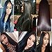 Straight Lace Front Wigs Human Hair Wigs for Black Women 5x1 Straight T Part Lace Closure Wigs Human Hair Pre Plucked with Natural Baby Hair Brazilian Virgin 150% Density Natural Color (32Inch)