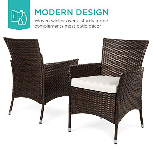Best Choice Products 5Piece Indoor Outdoor Wicker Dining Set Furniture
