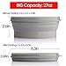 ME.FAN Silicone Collapsible Bowls - Silicone Folding Travel Bowl with Lids - Expandable Food Storage Containers Set - Portable, [27oz]