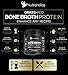 Bone Broth Protein Powder, Bovine Grass Fed Dietary Supplement, Certified Paleo and Keto Friendly | 20 Grams of Protein | Natural Flavor