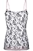 SofiePJ Women's Printed Lace Chemise Sleepwear Capri Set