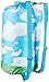 Disney Frozen Olaf Quilted Slumber Bag, Bonus Backpack with Straps, Light Blue/White