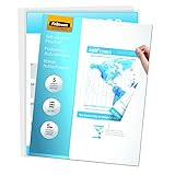 Fellowes Laminating Sheets, Self Adhesive, Letter Size, 5 Mil, 5 Pack (52205)