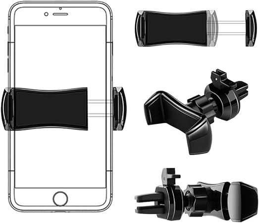 Amazon Maxteck 車載ホルダー スマホホルダー エアコン吹き出し口取り付け簡単 360度回転可能 片手操作 Iphone Samsung Sony Huaweiなどのスマートフォンに対応 携帯電話ホルダー 車 バイク
