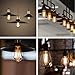 KINGSO Vintage Edison Bulbs 40W Squirrel Cage Filament Incandescent Antique Light Bulb for Home Light Fixtures E27 Base ST64 110V - 6 Pack