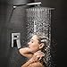 Esnbia Shower System, Shower Faucet Set with Shower Valve, 10 Inches Shower Heads with Handheld Spray, Wall Mounted Shower Fixtures, High Pressure Shower Hardware Set