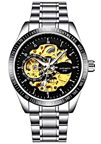 spyn automatic mechanical luxury men's watch