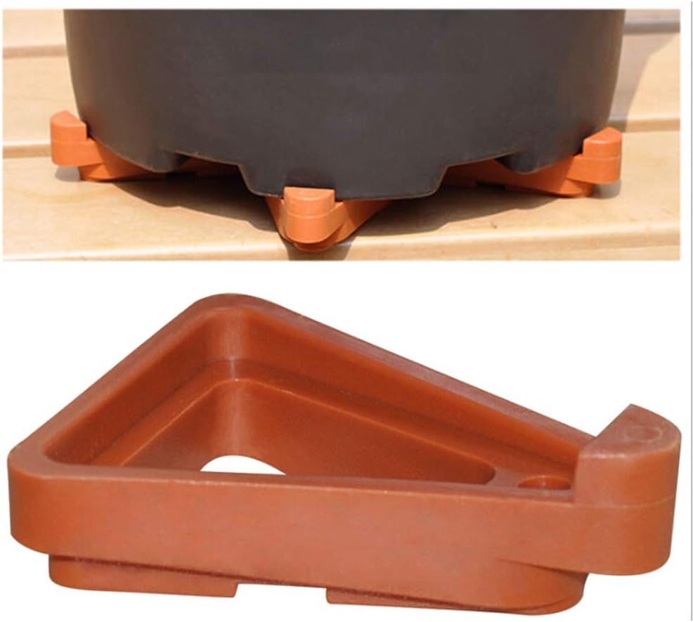 SH 12Pack Pot Toes Pot Feet for Planters Invisible Flower Pot Risers Pot Lifters for Indoor or Outdoor Planters Perfect for Patios Decks - Image 5