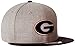 New Era NCAA Georgia Bulldogs Bind Back 9Fifty Snapback Cap, Small/Medium, Gray