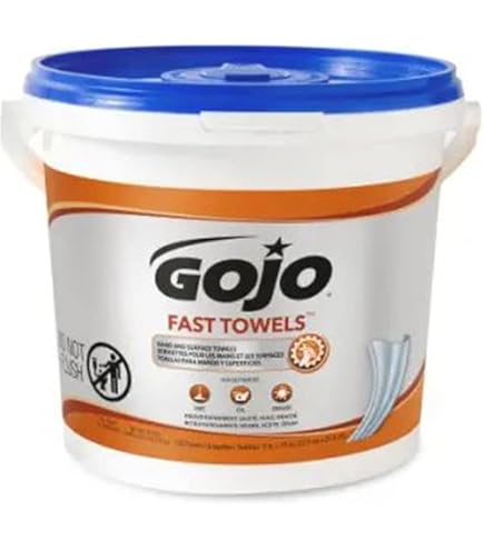 Amazon.com: GOJO Industries 6298-04 Fast Towels 6.93 in. x 7.93 in