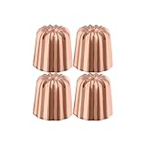 Mauviel M'Passion 4-Piece Copper Tinned Canele Mold
