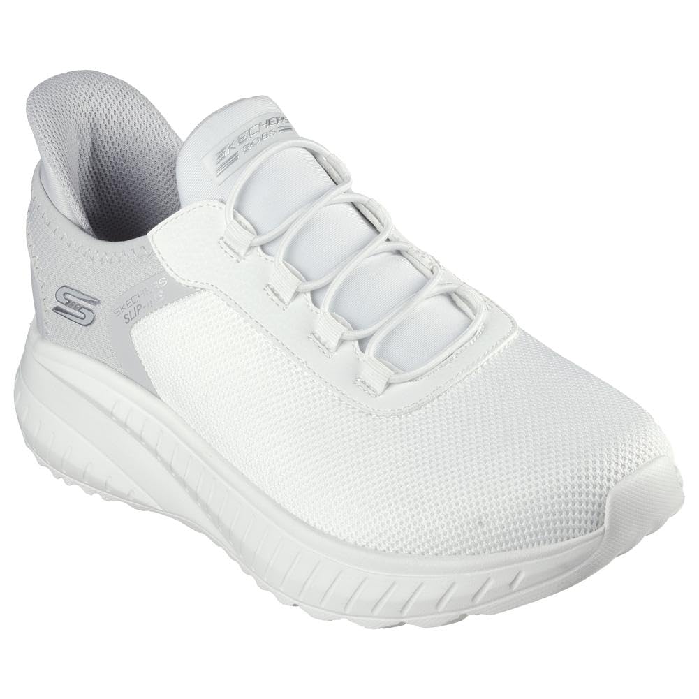 Hands Free Slip-ins Skechers Bobs Squad Chaos - Tough Walk, Off White, 6.5 Image