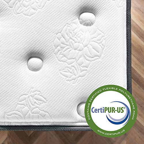 ZINUS 10 Inch Comfort Support Cooling Gel Hybrid Mattress/Tight Top