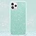 MILPROX iPhone 11 Pro Max Case, Bling Sparkly Glitter Luxury Shiny Sparker Shell, Protective 3 Layer Hybrid Anti-Slick Slim Soft Cover for iPhone 11 Pro Max 6.5 inch (2019)-Green