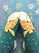 Women Boy Girl Slipper Socks Winter Towels Fabric Warm Socks Cartoon Yellow Giraffe X1