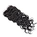 Longqi Brazilian Natural Wave 4X4 Free Part Lace Closure Unprocessed 100% Human Hair Extensions Natural Color