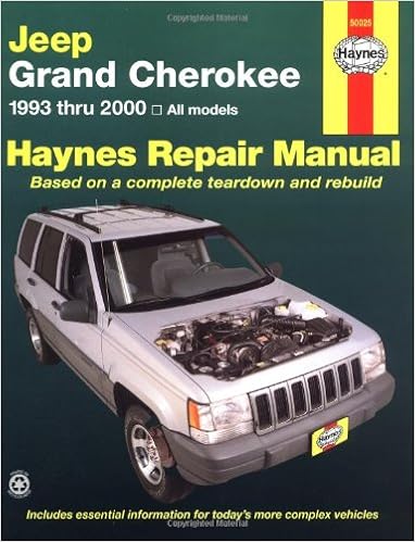 Haynes Repair Manual Jeep Grand Cherokee 1993 2000 Larry Warren John H Haynes 9781563923944 Amazon Com Books