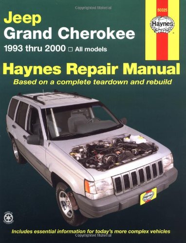 Haynes Repair Manual Jeep Grand Cherokee 1993 2000 Larry Warren John H Haynes 9781563923944 Amazon Com Books